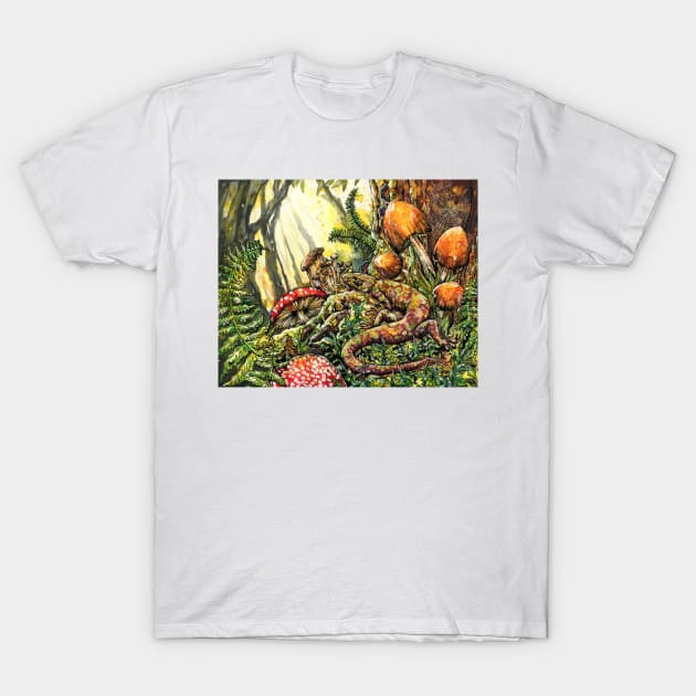 A Salamander's World T-Shirt by 10000birds